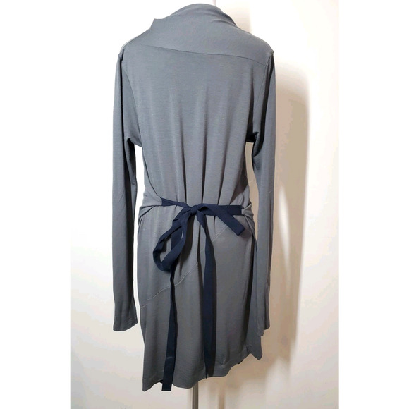 BRUNELLO CUCINELLI Italy Womens 6 DRESS Designer Avant Garde *flaws* Wool Gray - Picture 3 of 15